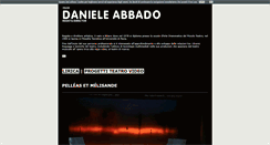 Desktop Screenshot of danieleabbado.com